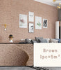 10m 3D Extra-Thick Waterproof PVC Peel-and-Stick Wallpaper – 2.5mm Embossed, Anti-Collision & Mould-Resistant