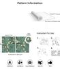 Grey Floral PVC Peel and Stick Waterproof Wallpaper for Furniture and Walls