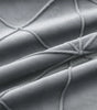 Gray Geometric Grid Velvet Pillow Cover – 17.72 in, Single or Set of 2