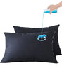 Waterproof Polyester Microfiber Zipper Pillow Protectors – 19.69 × 27.56 in (50 × 70 cm), Set of 2