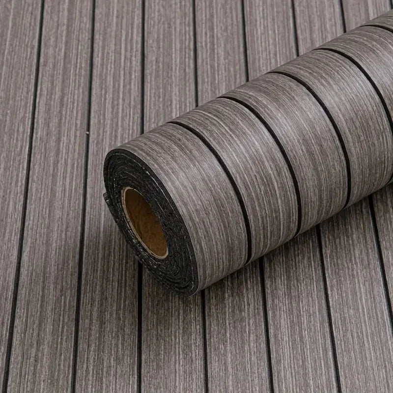 Extra Thick 3D Wood Grain Peel and Stick Wallpaper | Waterproof Self-Adhesive Vinyl Wallpaper