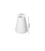 Modern Plastic Flower Vase Solid Color High-end Water Cultivation Vase Home Decoration Flower Arrangement Vase