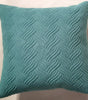 Cool-Tone Geometric Quilted Velvet Pillow Covers – 17.72 in Square