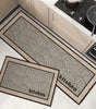 Long Quick-Absorbing Non-Slip Kitchen & Bathroom Floor Mat – Soft Polyester Fiber with Rubber Backing