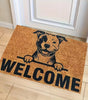 Golden Retriever Doormat – Non-Slip Washable Polyester Flannel Entryway Mat, Designs 2–5