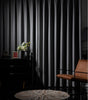 Dark Gray 200 GSM Double-Layer Semi-Light Blocking Curtain Panel – 3 Hanging Styles