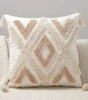 Bohemian Geometric Textured Throw Pillow Cover, 17.72 × 17.72 in, 10 Designs, Cover Only