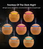 200ml Mini Wood Grain USB Humidifier with LED Night Light