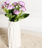 Minimalist Geometric Plastic Tabletop Vase – 3 Colors