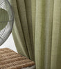 Matcha Green Linen-Look Light-Filtering Curtain Panel – 4 Hanging Styles