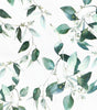 Floral Peel and Stick Wallpapers Green Self Adhesive Contact Paper Removable Waterproof Wallpaper For Bedroom Home Decoration