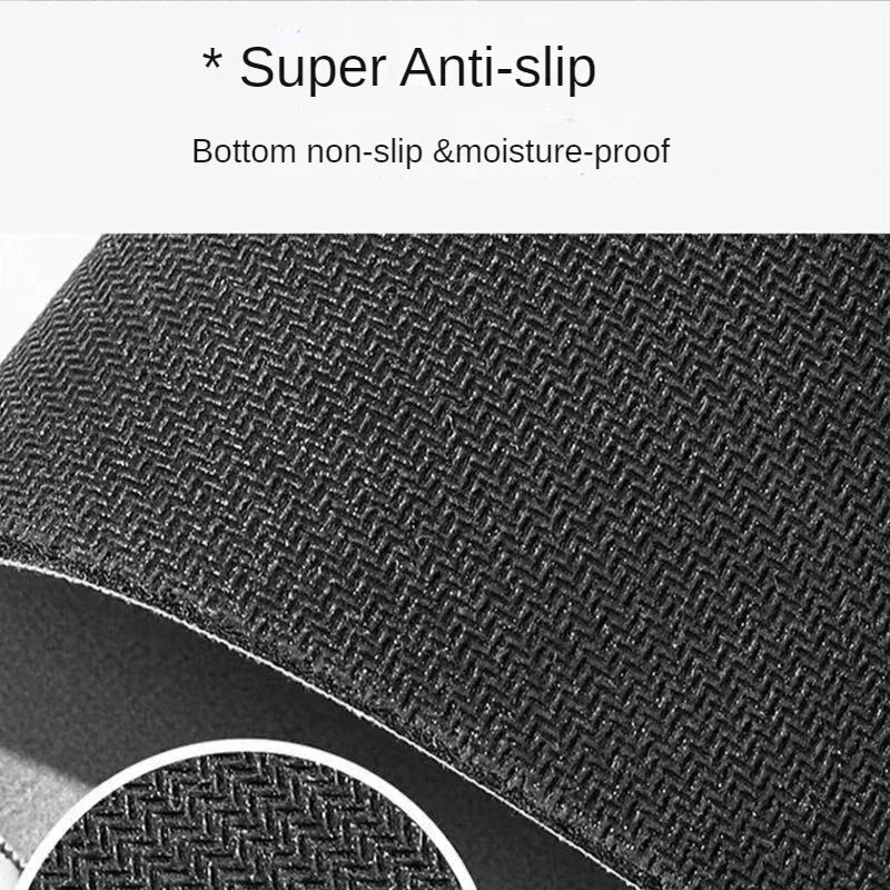 Long Quick-Absorbing Non-Slip Kitchen & Bathroom Floor Mat – Soft Polyester Fiber with Rubber Backing