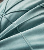 Light Blue Geometric Grid Velvet Pillow Cover – 17.72 in, Single or Set of 2