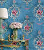 Vintage Damask Floral Peel-and-Stick Wallpaper – Waterproof Removable PVC Vinyl