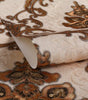 Luxury Damask 3D Embossed Waterproof PVC Traditional Wallpaper – Extra Thick, Washable & Fireproof
