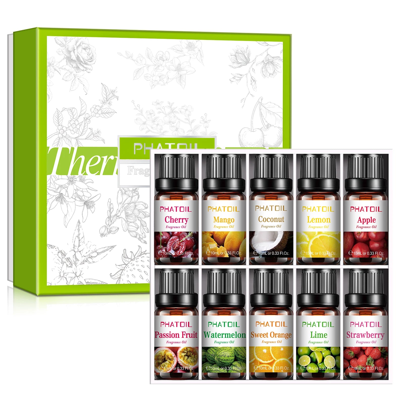 PHATOIL 10ml Fruity Fragrance Oil for Diffusers