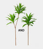 Artificial Dracaena Bamboo Tree Branch – Large Faux Corn Plant Leaves for Indoor Home & Office Decor
