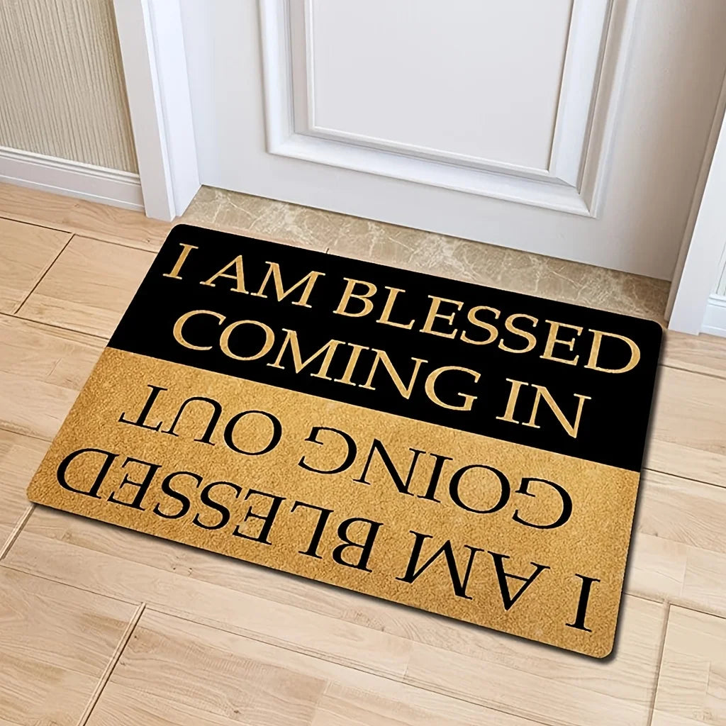 Cowboy Boot Doormat – Absorbent Non-Slip Washable Flannel Entrance Mat