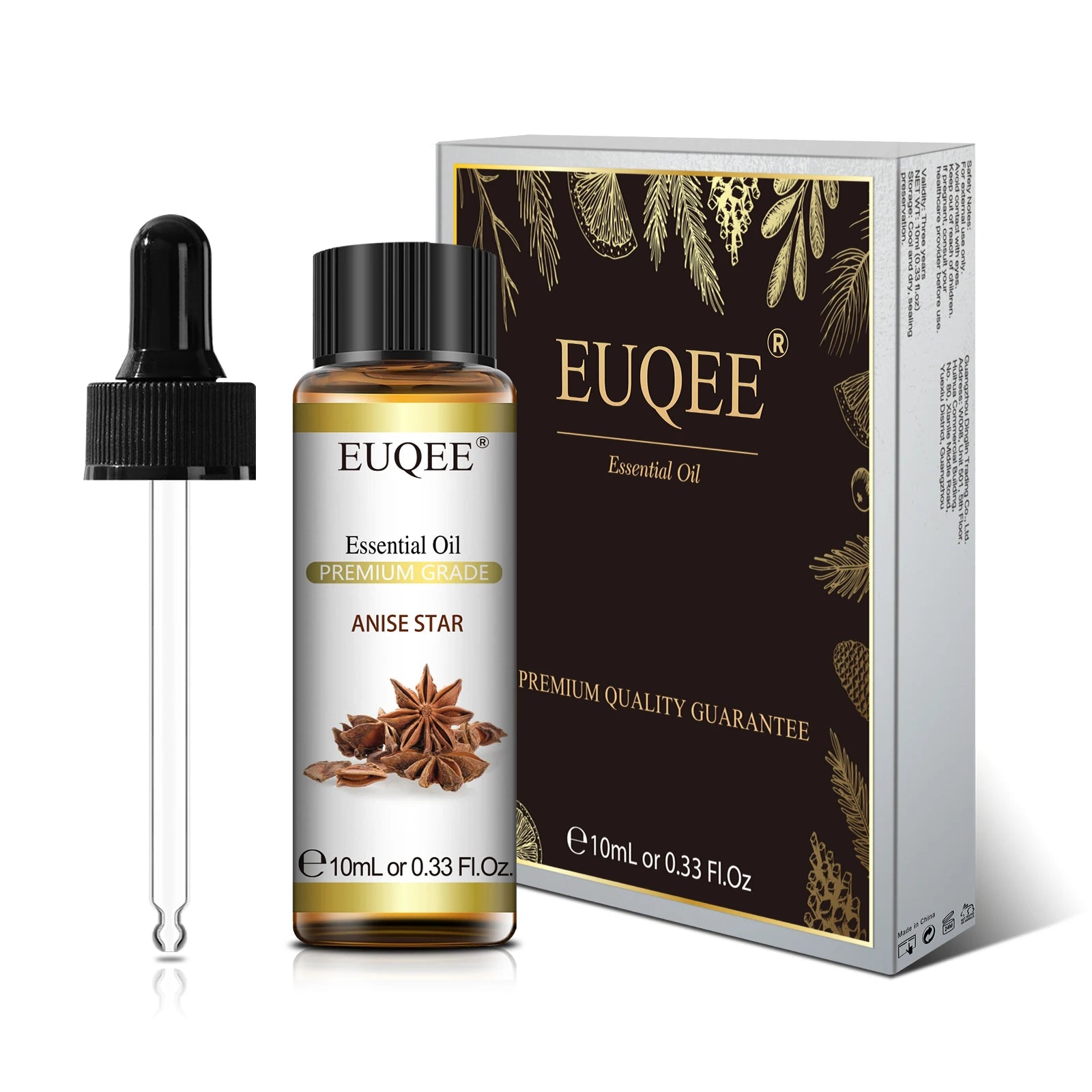 EUQEE 10ml Pure Essential Oil for Diffusers