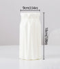 Minimalist Geometric Plastic Tabletop Vase – 3 Colors