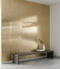Modern 3D Geometric Stripe Waterproof & Oil-Resistant Peel-and-Stick Wallpaper – Thickened PVC, Removable & Wipe-Clean