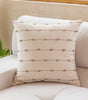Coffee & Khaki Textured Stripe Pillow Covers – Square & Lumbar