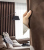 Chocolate 240 GSM Double-Layer Thermal Semi-Light Blocking Curtain Panel – 2 Hanging Styles