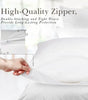 Waterproof Polyester & TPU Zipper Pillow Protector – 19.69 × 27.56 in (50 × 70 cm), 1, 2 or 4 Pieces