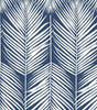 Light Blue Leaf Peel-and-Stick Wallpaper – Waterproof Removable Vinyl for Cabinets, Drawers & Bedrooms