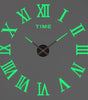 Luminous Acrylic DIY Wall Clock – 12 Designs, 36 or 48 Inch