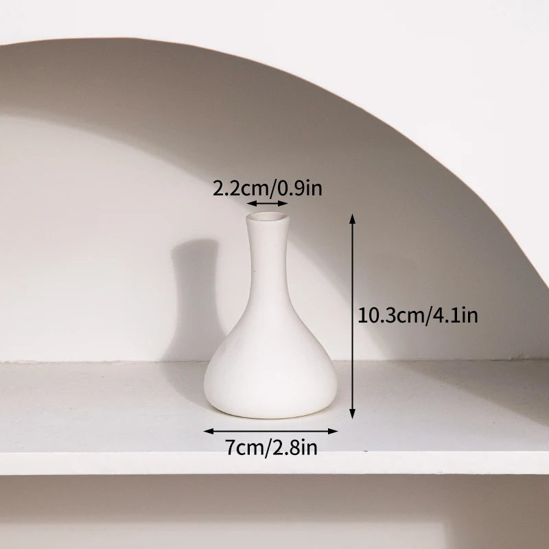Modern Ceramic Tabletop Vase for Flower Arrangements