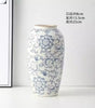 Retro Ceramic Vase – Light Luxury Tabletop Flower Vase for Living Room Decor