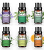 PHATOIL 6-Piece 10ml Pure Essential Oil Set for Diffusers
