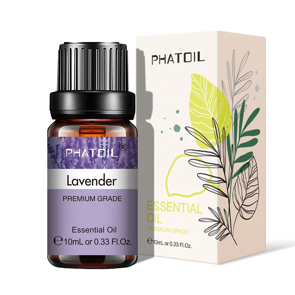 PHATOIL 2-Pack 10ml Pure Essential Oils for Diffusers