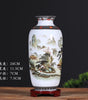 Modern Jingdezhen Porcelain Tabletop Vase – Designs G–K, 24 cm