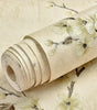 Floral 3D Embossed Waterproof Peel-and-Stick Non-Woven Wallpaper for Girls’ Bedrooms