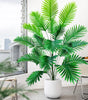 Large Artificial Palm Tree Branches – Tropical Fake Palm Leaf Plant for Home, Garden & Event Decoration
