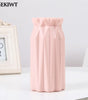 Minimalist Geometric Plastic Tabletop Vase – 3 Colors