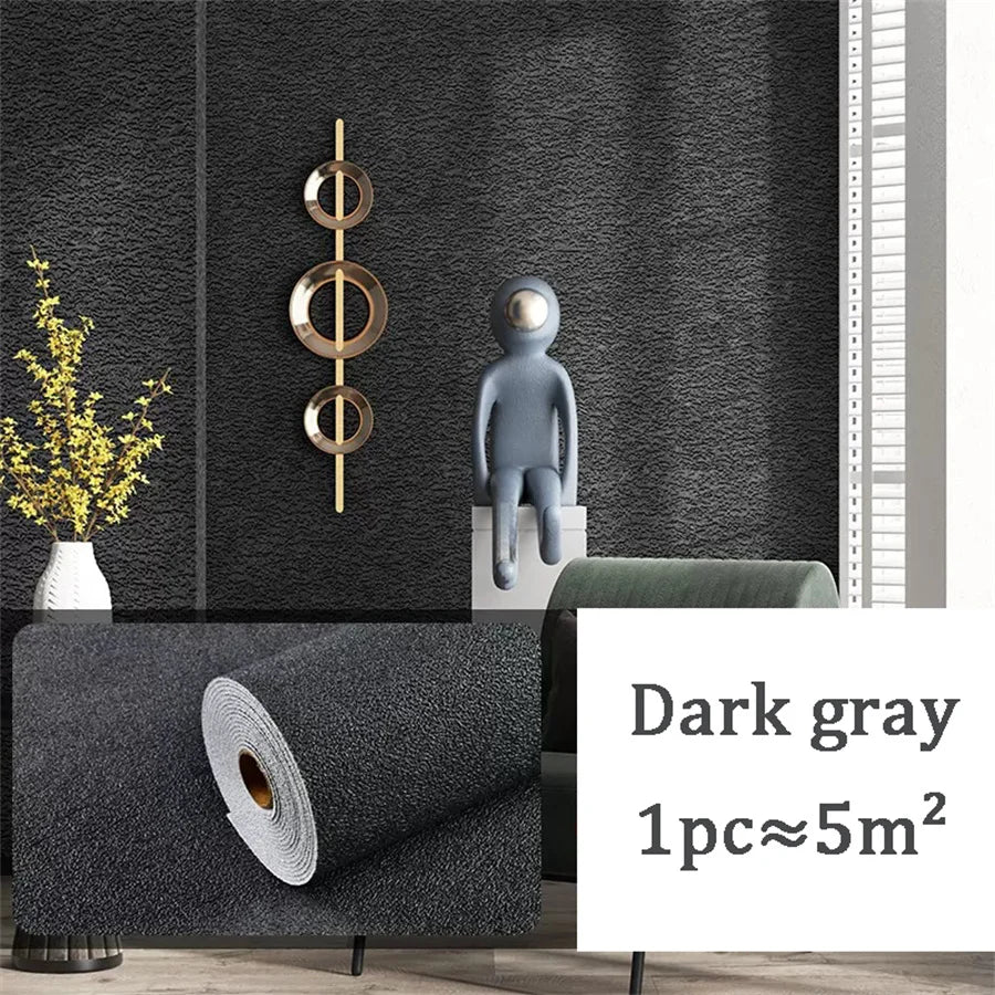 10m 3D Extra-Thick Waterproof PVC Peel-and-Stick Wallpaper – 2.5mm Embossed, Anti-Collision & Mould-Resistant