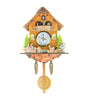 Wooden Birdhouse-Style Quartz Wall Clock – Cuckoo-Inspired Decor, A1–A10