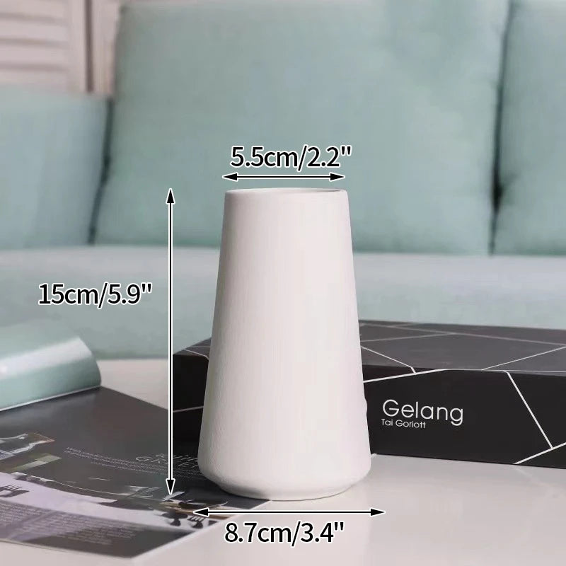 Modern Ceramic Tabletop Vase for Flower Arrangements