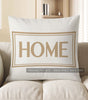 Neutral Pampas Grass Polyester Peachskin Pillow Cover – Design 3, 4 Sizes
