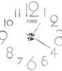 Silver Acrylic Mirror DIY Wall Clock – 11 Designs, 36 or 48 Inch