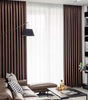 Chocolate 240 GSM Double-Layer Thermal Semi-Light Blocking Curtain Panel – 2 Hanging Styles