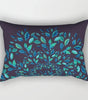 Botanical Leaf Polyester Lumbar Pillow Cover – 11.81 × 19.69 in (30 × 50 cm), 1 Piece