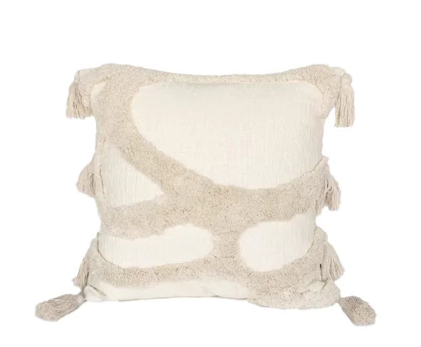 Bohemian Geometric Textured Throw Pillow Cover, 17.72 × 17.72 in, 10 Designs, Cover Only