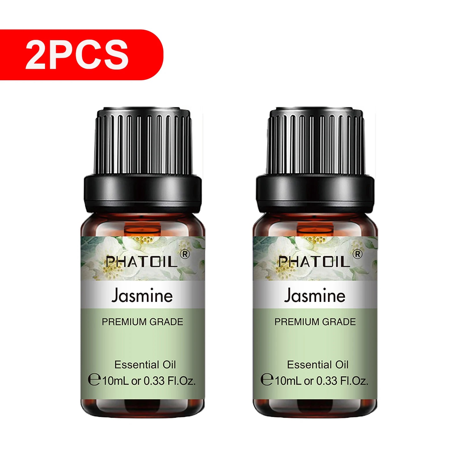 PHATOIL 2-Pack 10ml Pure Essential Oils for Diffusers