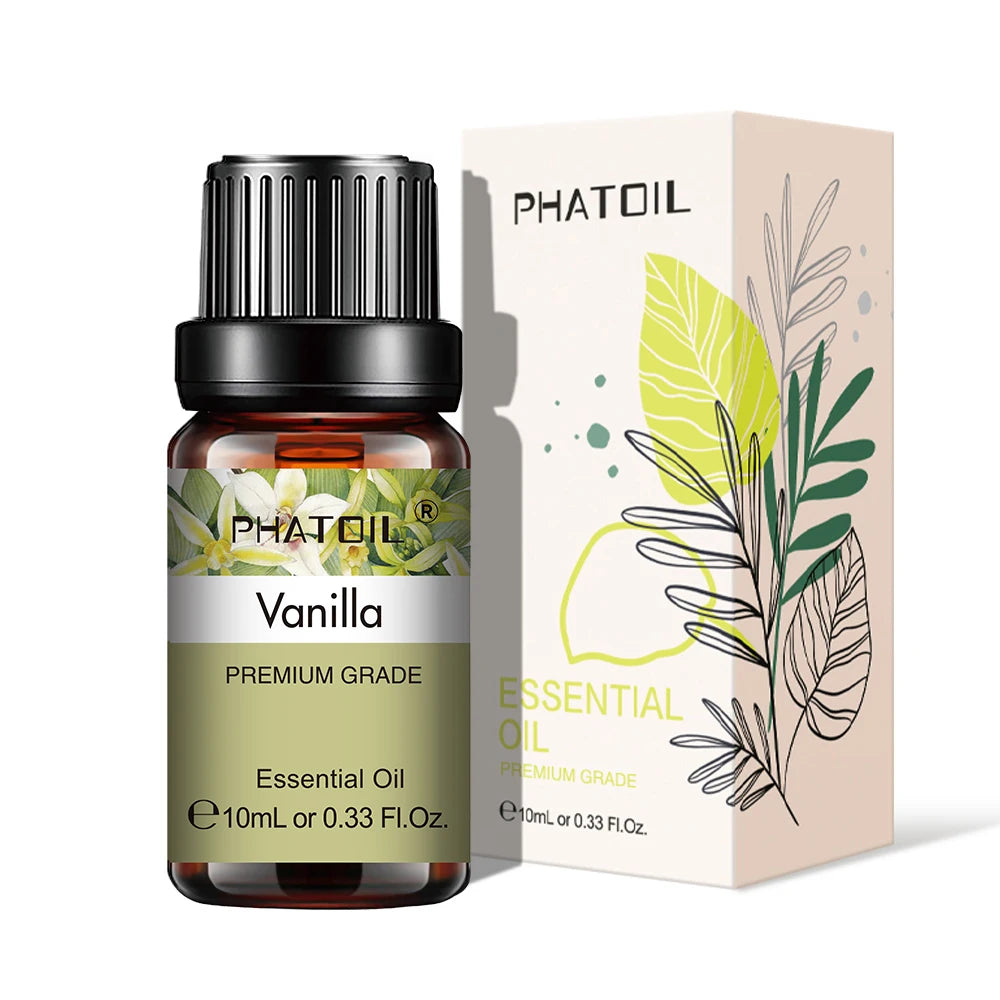 PHATOIL 2-Pack 10ml Pure Essential Oils for Diffusers