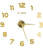 Gold Acrylic Mirror DIY Wall Clock – 11 Designs, 36 or 48 Inch