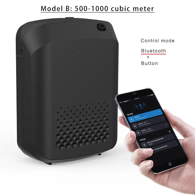 Wall Mounted Waterless Essential Oil Diffuser with Bluetooth